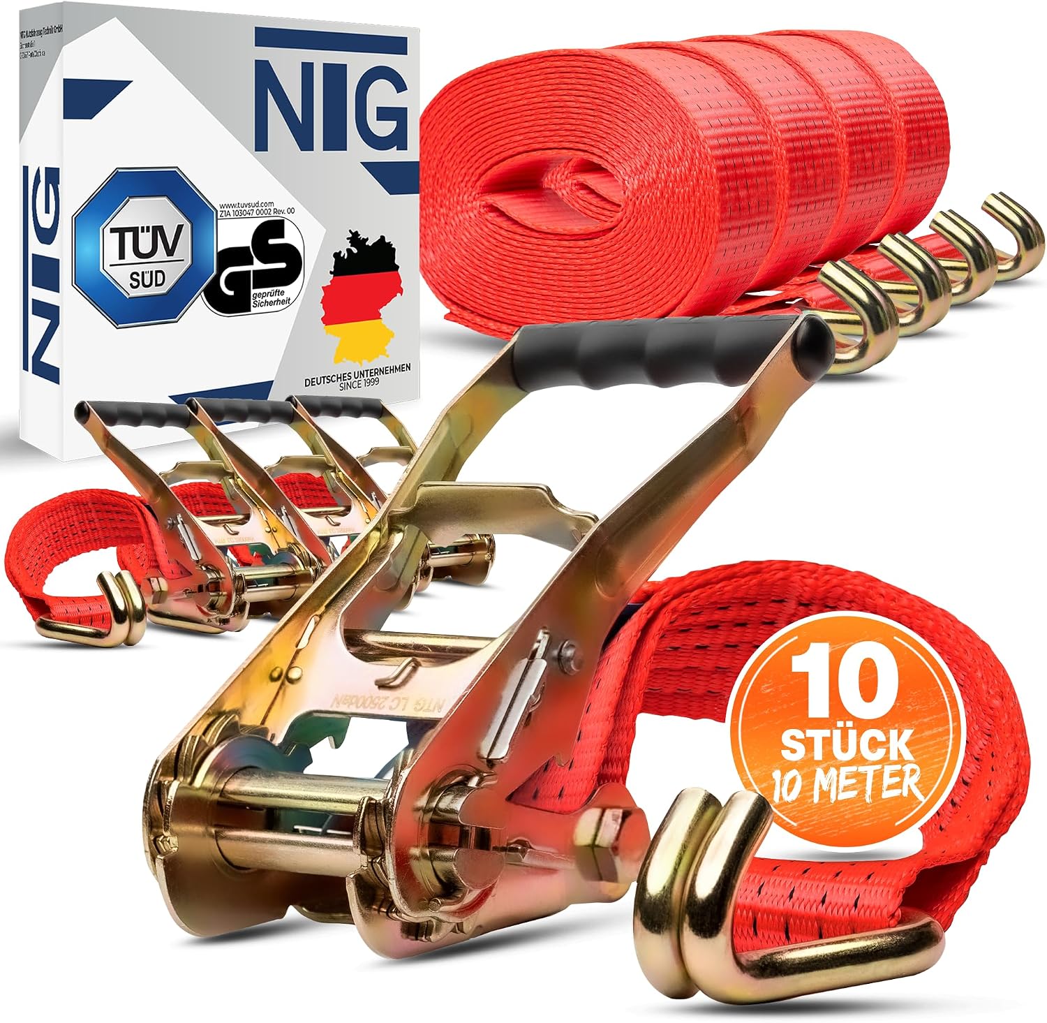 Sangles Pro 5T TÜV/GS Lot de 10