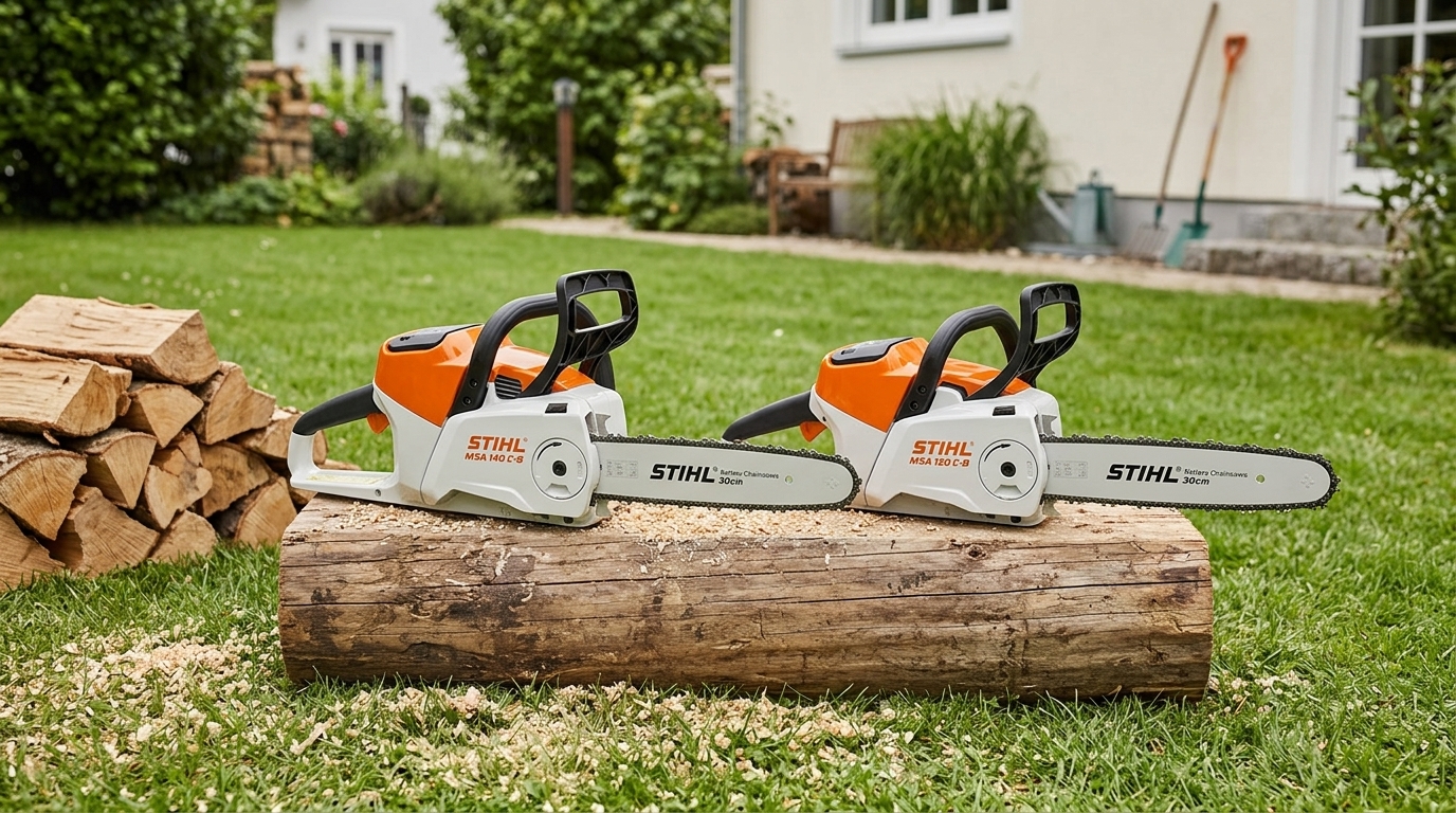 Comparatif Stihl MSA 120 C-B vs MSA 140 C-B
